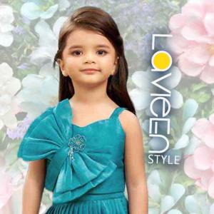 Indo-Western Lehenga Choli, Teal Blue with Multi-color Floral Prints, Premium Silk